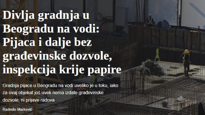 Divlja gradnja pijace